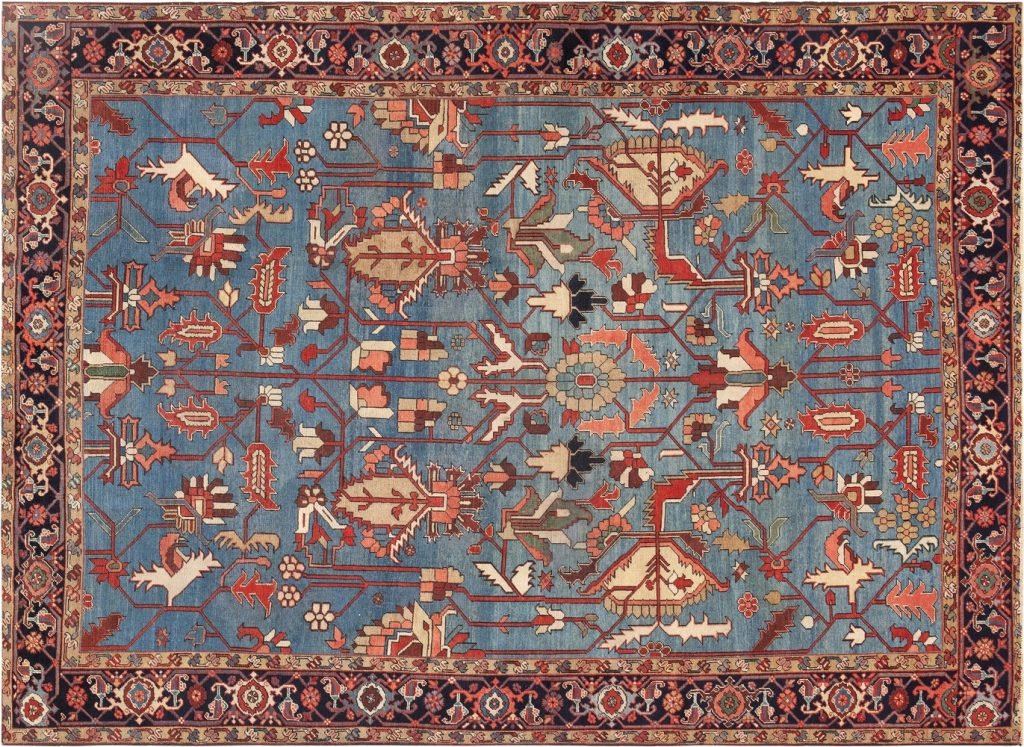 Antique Persian Serapi Heriz Rug from Nazmiyal Auctions